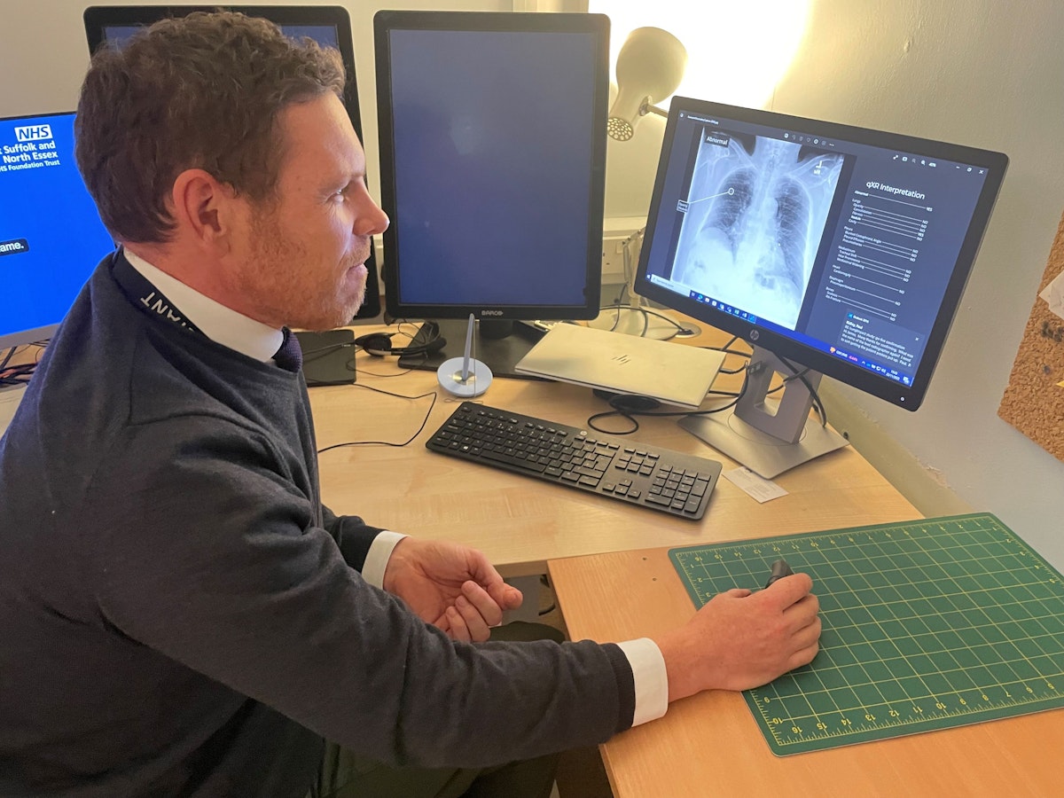 Dr James Hathorn, consultant radiologist at ESNEFT